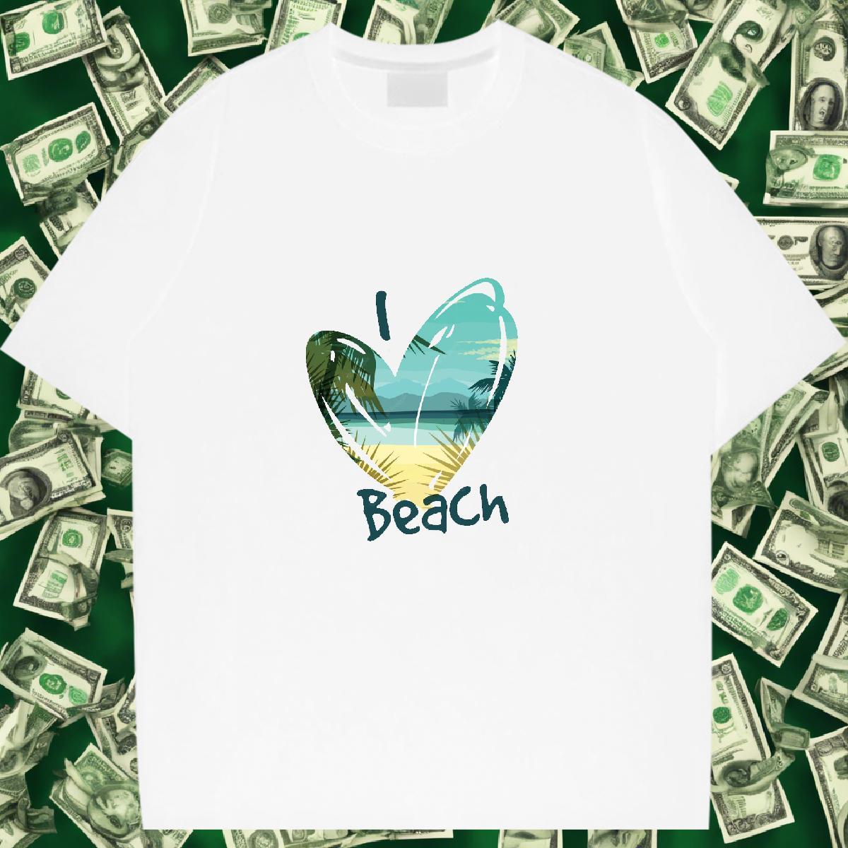 Popular Lady T shirt 230g Cotton icon Sports Street Wear T-Shirts Breathable Soft Oversized Tops Shirt