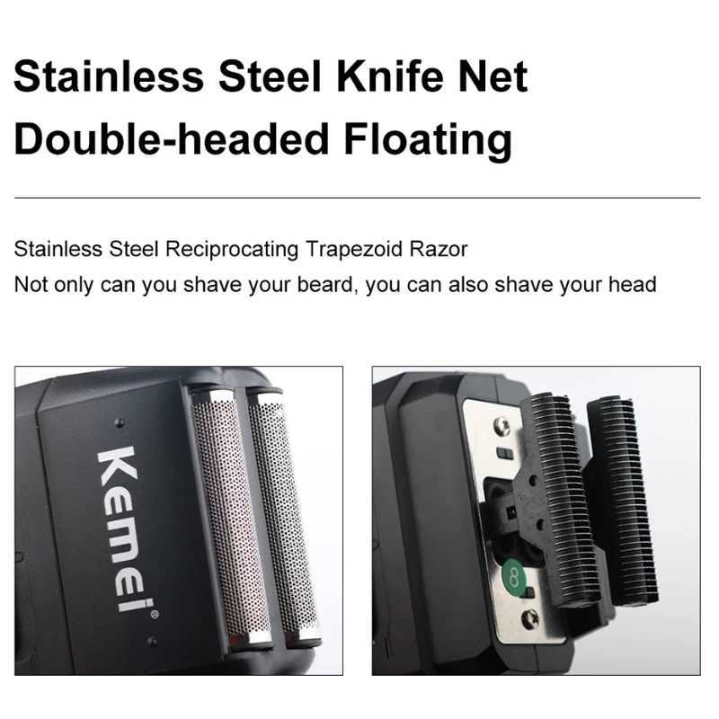 Kemei Mens Hair Clipper Kit Electric Shaver Hair Clipper Professional Hair Clipper KM-2290 KM-2293 KM-1102 W240824