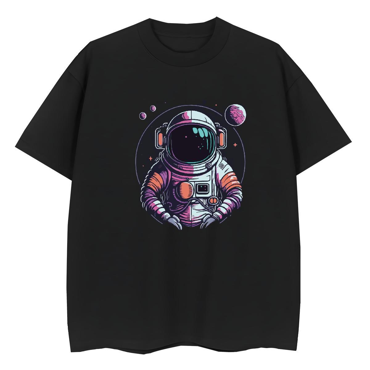 Brand Womens Tshirts 230g 100% Cotton universe Spring Summer T Shirts Women Breathable Crew Neck DIY Logo Top Shirts