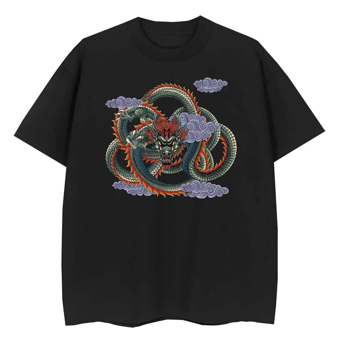 Comfortable T-Shirts for Men 230g Cotton fierce Spring Summer Custom Print Oversized Crew Neck Men Tshirts Brand Tees Shirts