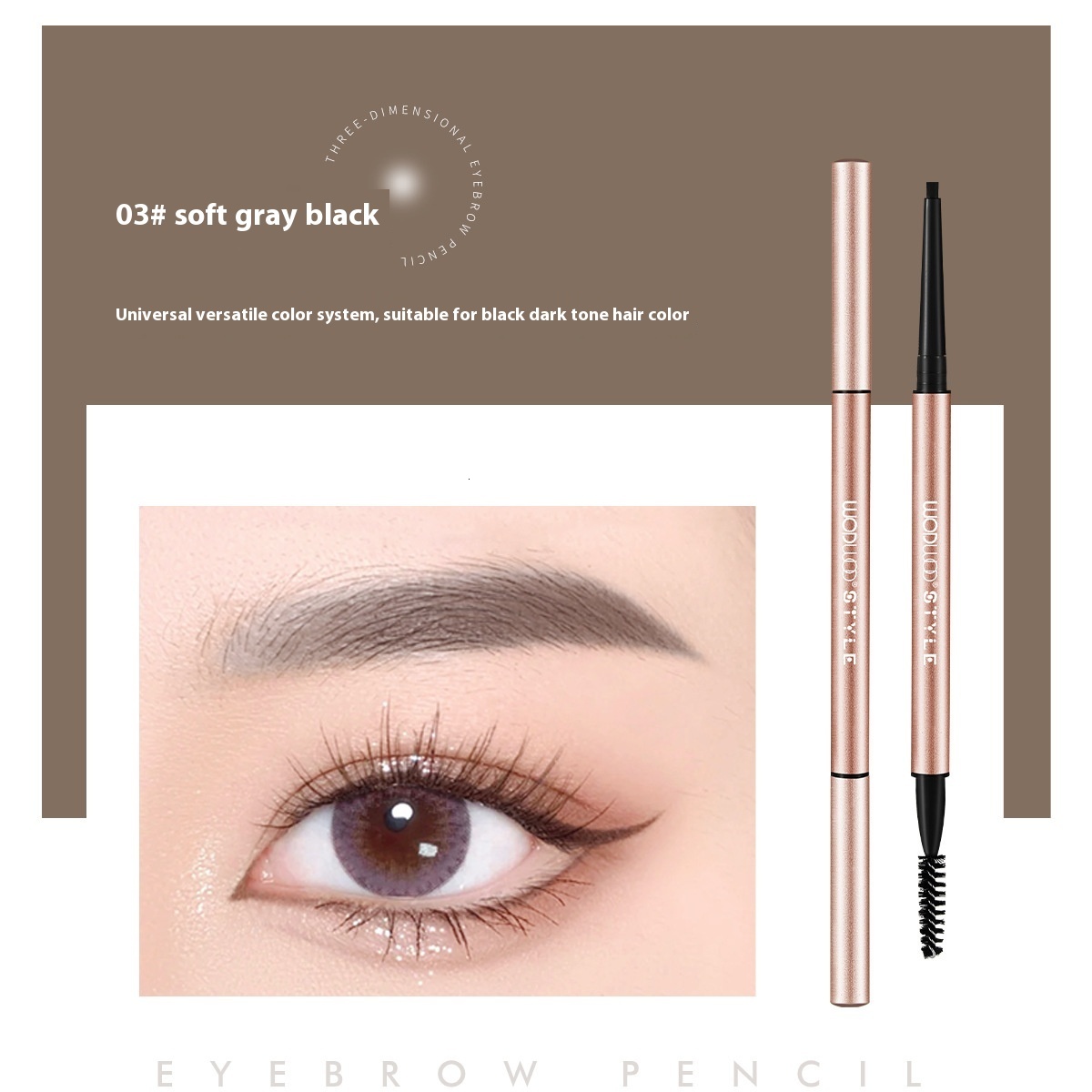 Professional Makeup Artist's Choice - Dual Tip Brow Shaping Tool by WODWOD