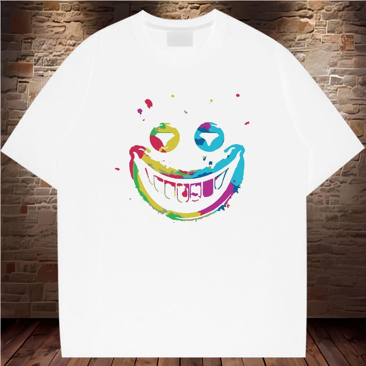 Unisex T Shirt For Man 230g Cotton skull Daily Wear Oversized 4XL Crew Neck Tshirt for Man Woman New Designer Tees