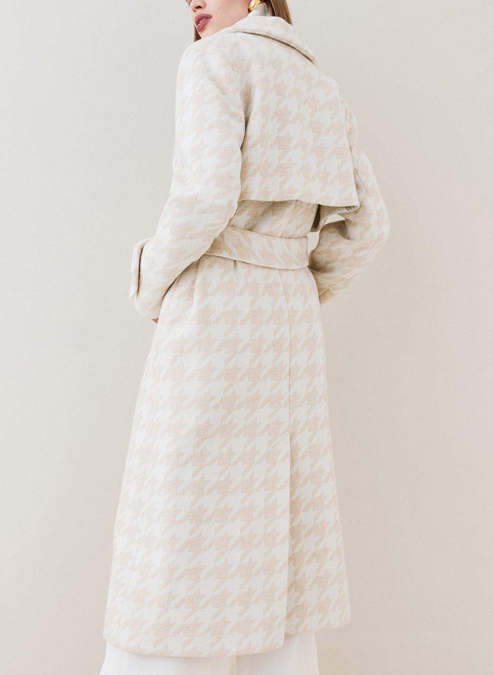 Cotton Plaid Women Coat Blazer Luxury Costumes Pour Femmes Tailored Jacket Prom Dress One Piece