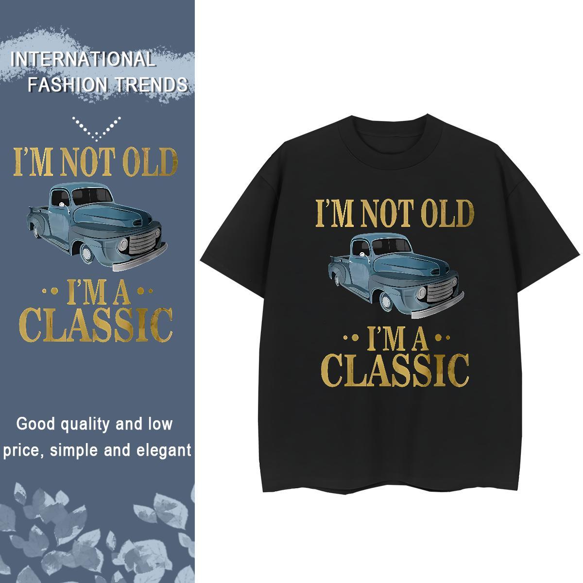 High Quality T Shirt For Man 230g 100% Cotton letter Casual Daily Wear DIY Breathable Tshirt for Man Woman Wholesale Tee Shirt