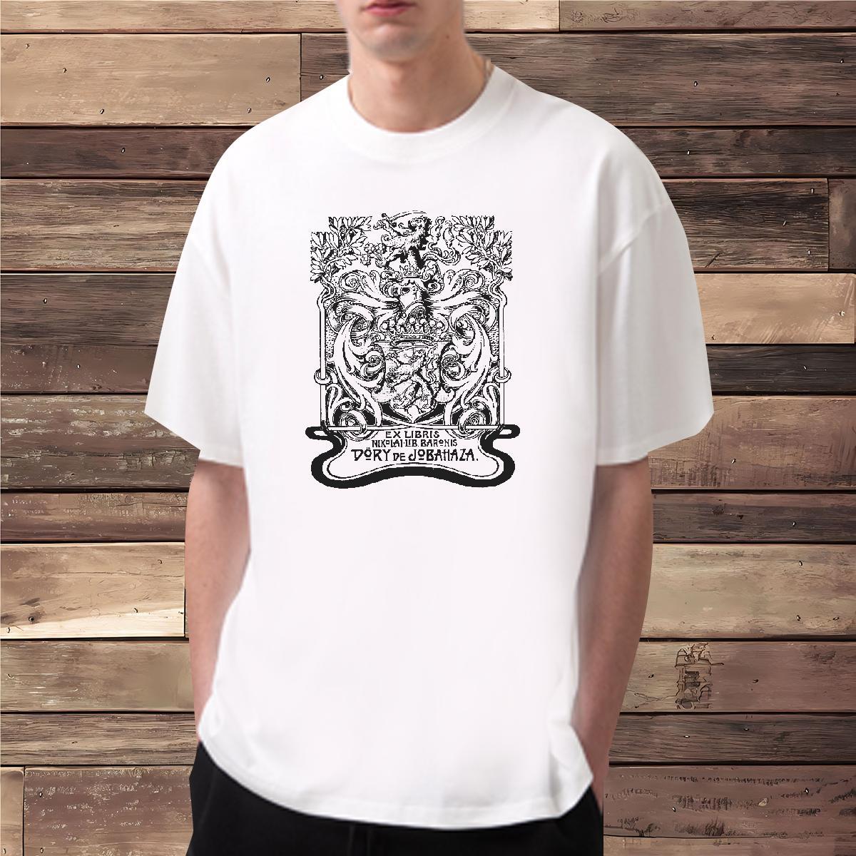 Loose T Shirt For Man 100% Cotton 230g The Cross Daily Outfit DIY Printed Pure Cotton Tshirt for Man Woman Custom Clothings