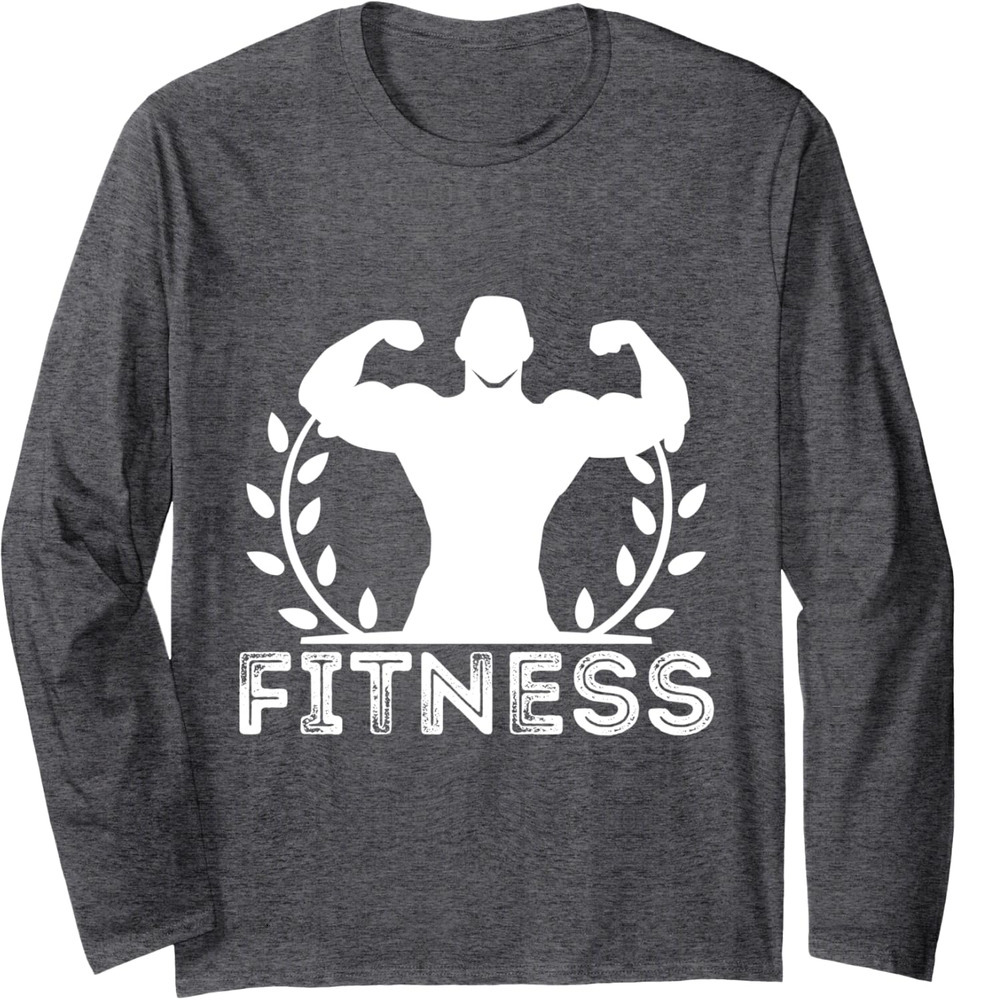 Long Sleeve Shirts for Men sweatshirt Fitness Gift Bodybuilding Body Goals Weightlifting Gym Gift Long SleeveTee Streetwear Casual tops clothes