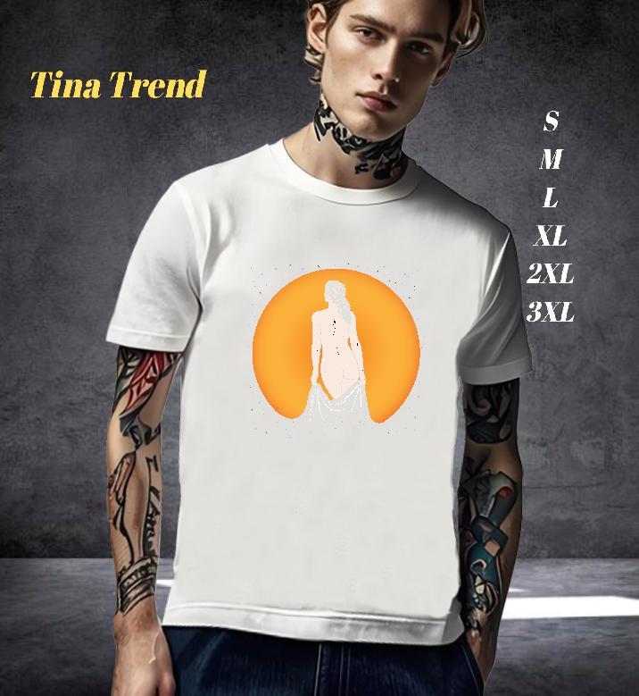 Unisex Mens T Shirts 230g 100% Cotton portrait Daily Wear DIY Breathable Short Sleeve Tshirts Customized Top Tees