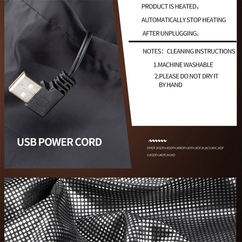 9 Heated Vest Zones Electric Heated Jackets Men Women Sportswear Heated Coat Graphene Heat Coat USB Heating Jacket For Camping i240829