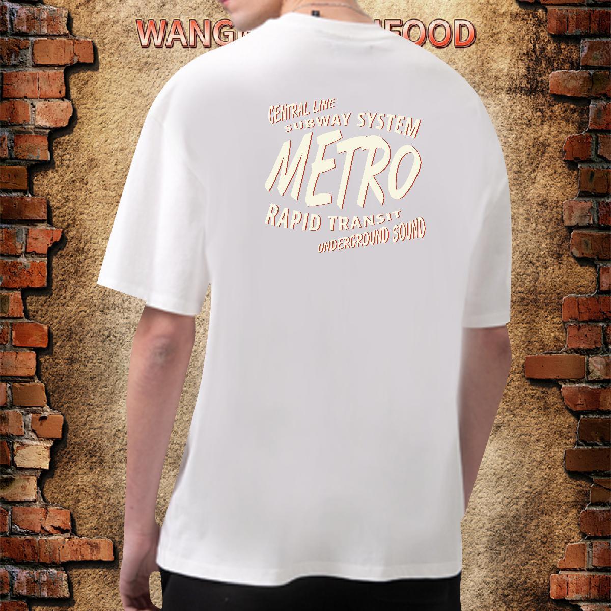 Popular Men T Shirts 230g Pure Cotton letter Anime Printing Street Custom Print Plus Size Breathable Crew Neck Men Tops Tees New Designer Tshirts