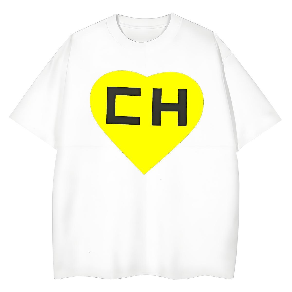 Lady Tshirt for Man Woman 230g Cotton letter Hip Hop Street T-Shirts for Women Breathable Soft Floral Print Wear
