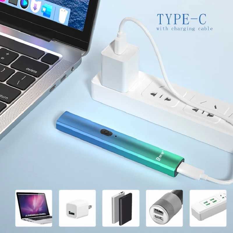 Cyan Laser Pointer Type-C USB rechargeable laser pointer long-range infrared laser torch green laser pointer teaching cat CL240826