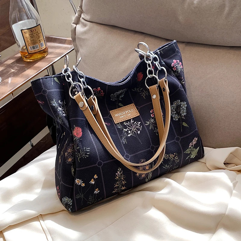Shoulder Bags for Women Canvas Printed Crossbody Bag Women Handbag Large Capacity Bag Purses and Handbags Bolsos De Noche Bolsas 240824