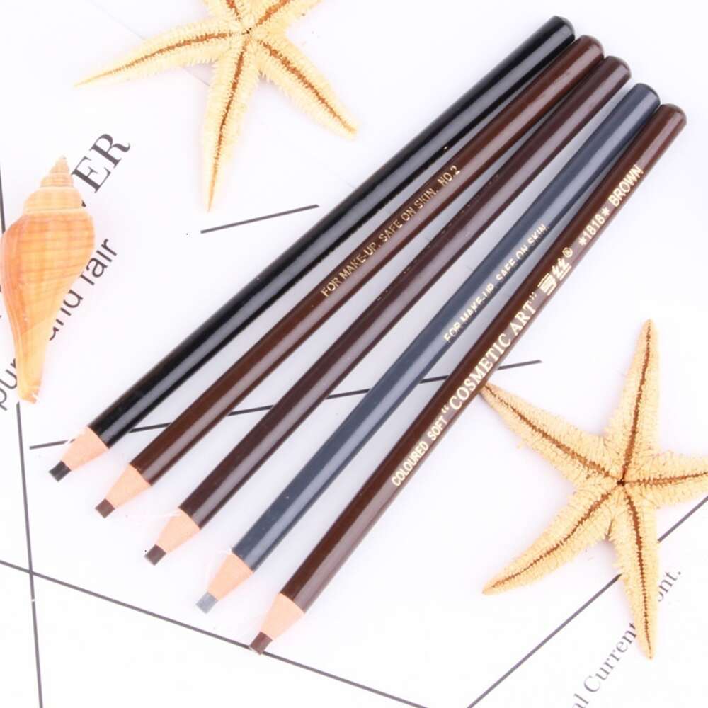 Waterproof Hengsi 1818 Eyebrow Pen with Wire Teardrop Shaped Tip for Precise Application