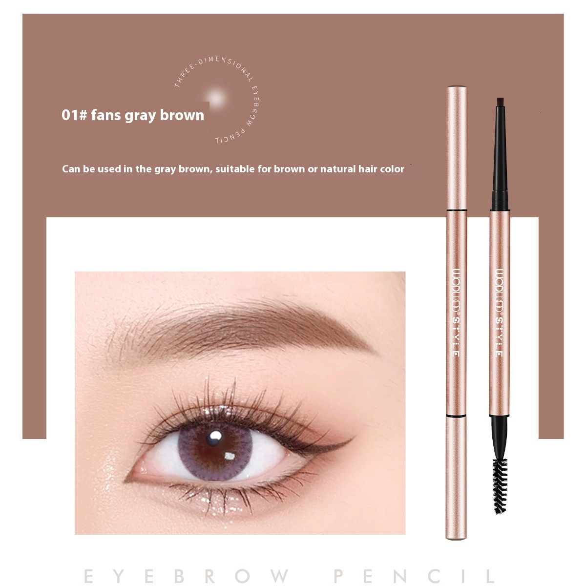 Professional Makeup Artist's Choice - Dual Tip Brow Shaping Tool by WODWOD