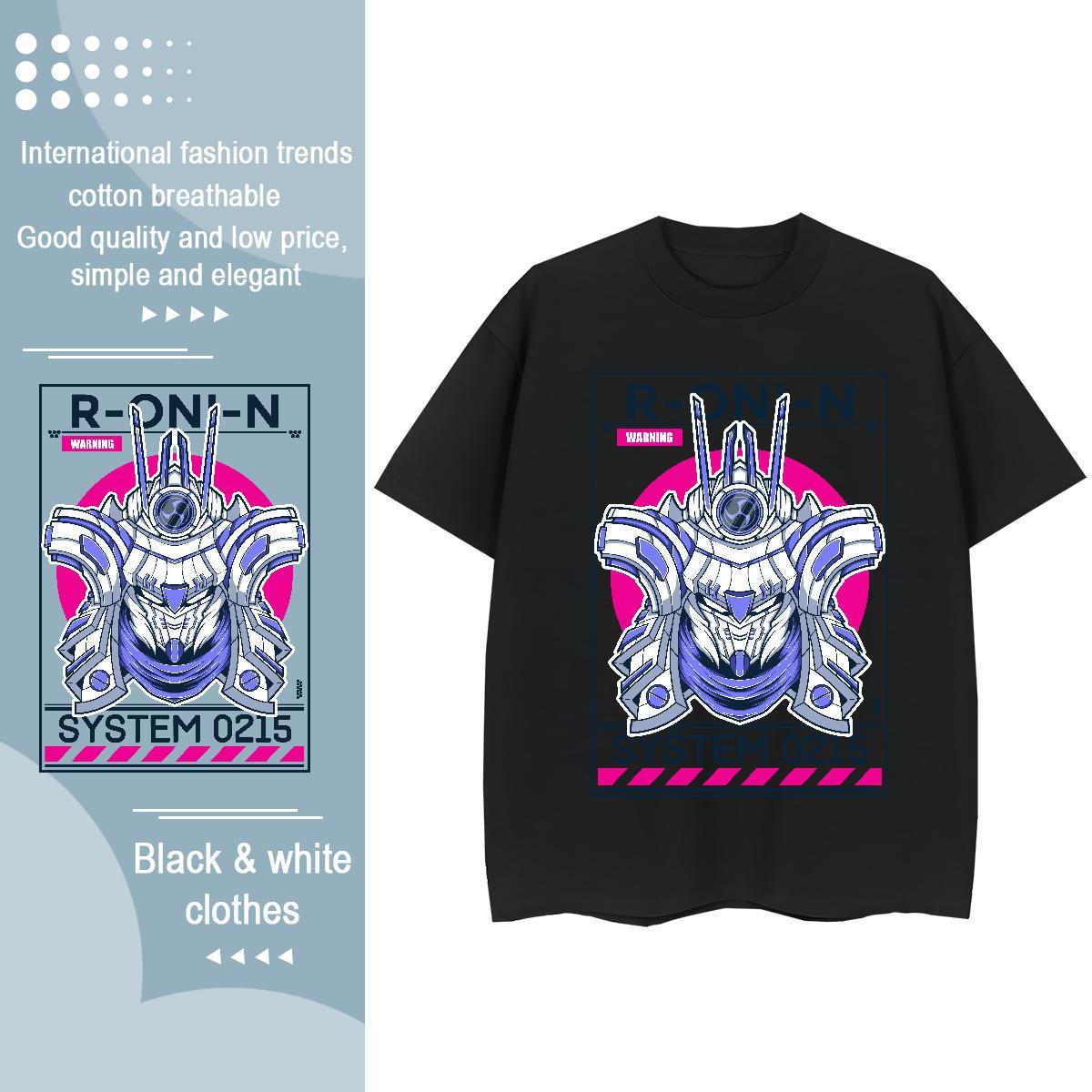 High quality Woman Tshirt 230g Cotton painting Street Women T Shirts Breathable Soft Cartoon Print Clothes Shirt
