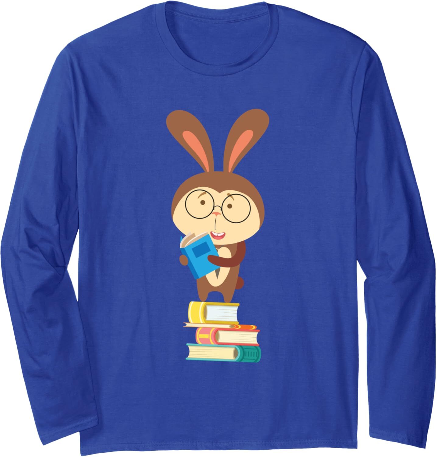 Long Sleeve Shirts for Men sweatshirt Nerd Mouse Over a Stack Of Books Funny Reader Gift Long Sleeve Tee Streetwear Casual tops clothes