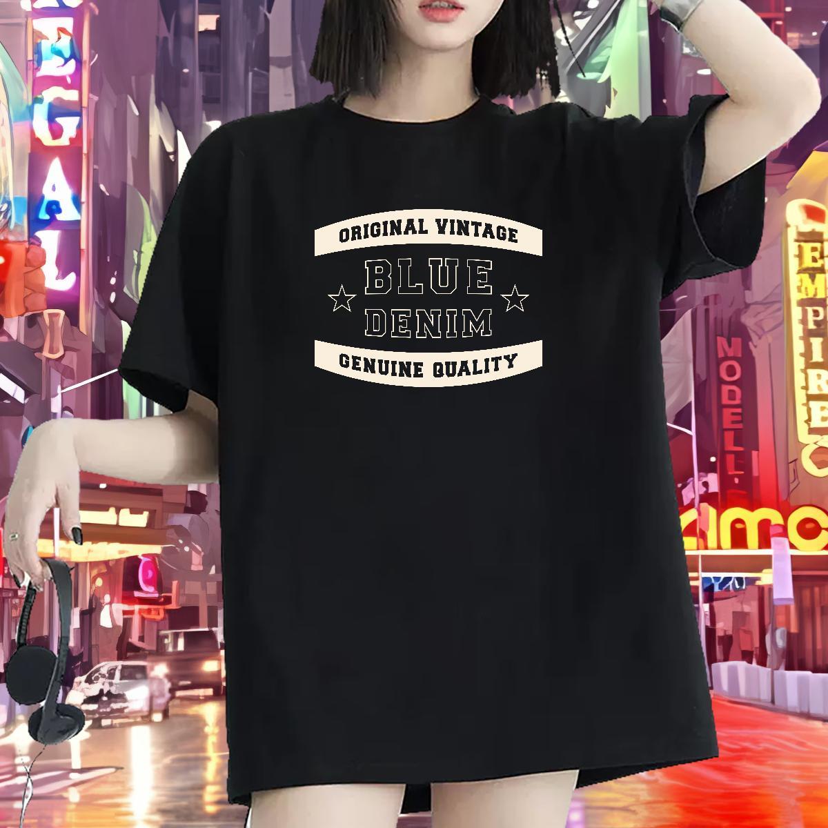 Unisex Tshirt for Man Woman 230g Pure Cotton letter Street Casual T-Shirts for Women Breathable Short Sleeve Skull Tops