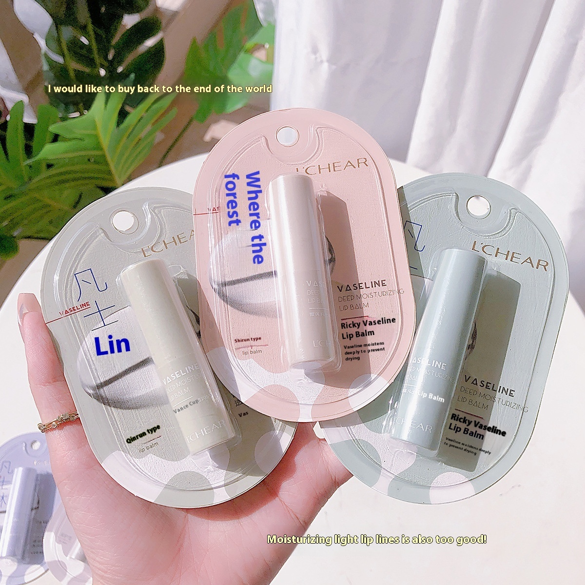 Gentle Lacey Vaseline Moisturizer Lipstick for Younger Skin Perfect for School Use