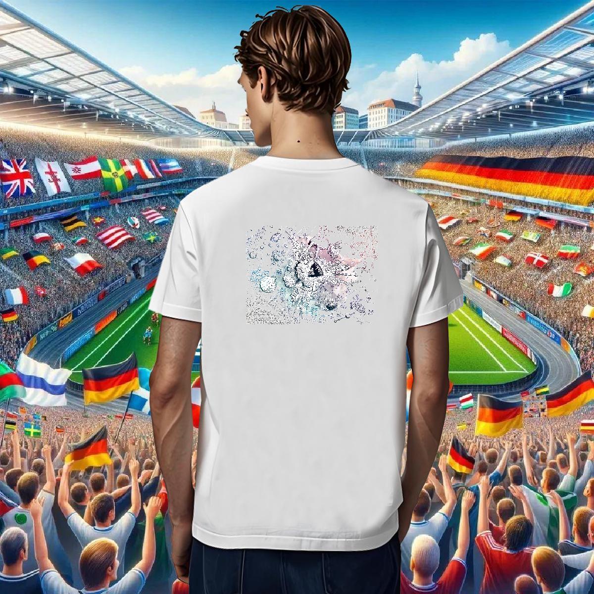 Soft Mens T Shirts 230g 100% Cotton eye of the devil Anime Printing Street Floral Print Breathable Short Sleeve Couples T Shirts Stylist Tees