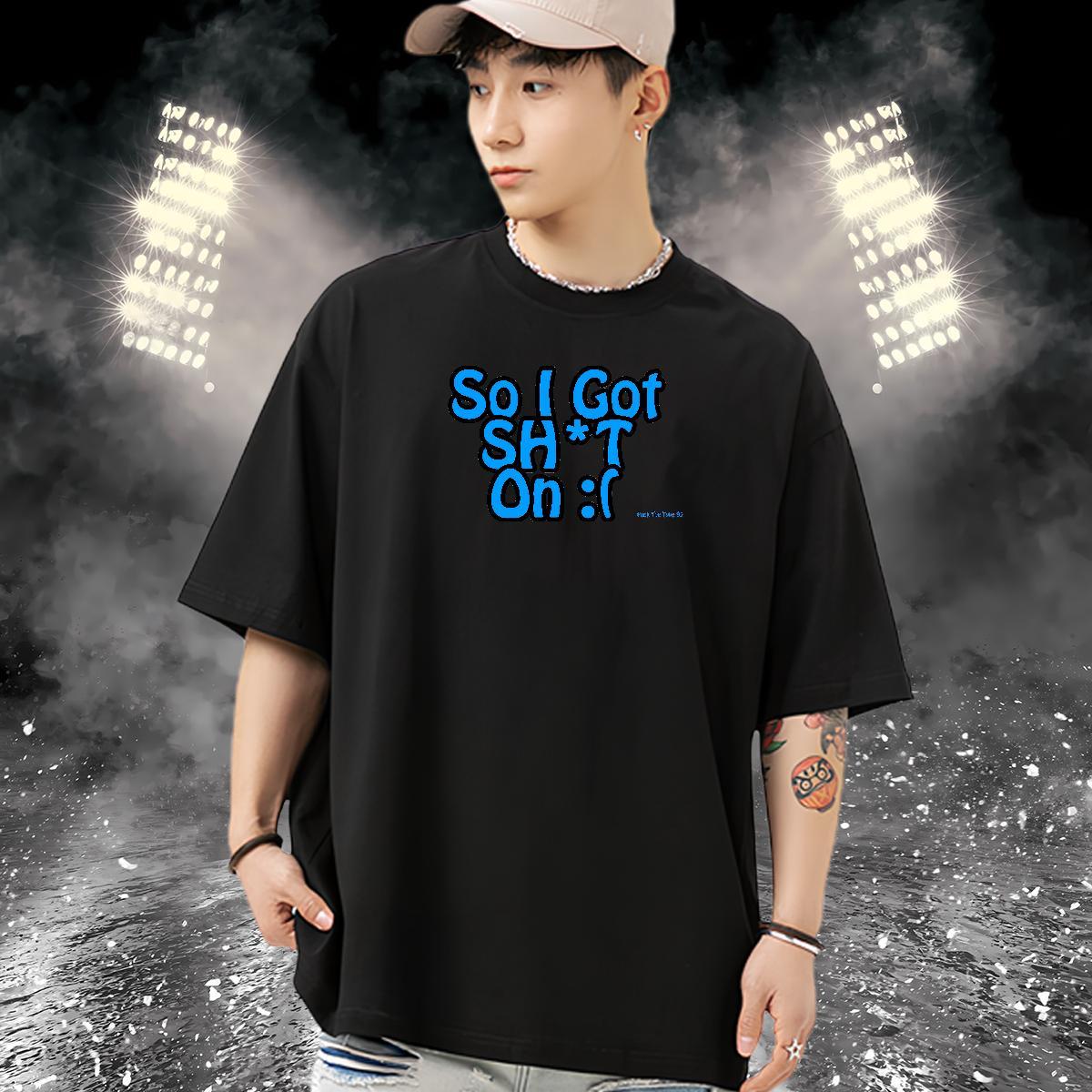 Unisex Mens T Shirts 230g 100% Cotton letter Street Casual Customized Print Short Sleeve O-Neck Men Tops Tees Factory Direct Polos
