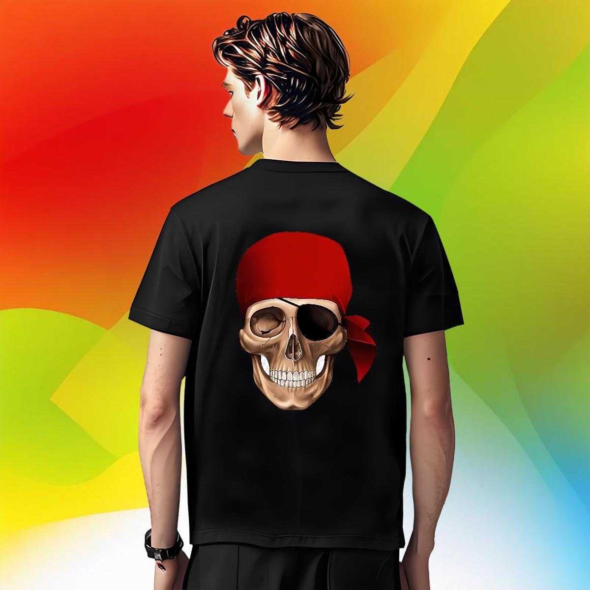 Wholesale T shirt 100% Cotton 230g skull Daily Outfit Oversized 3XL 4XL Breathable Crew Neck Tshirts Customized Wear