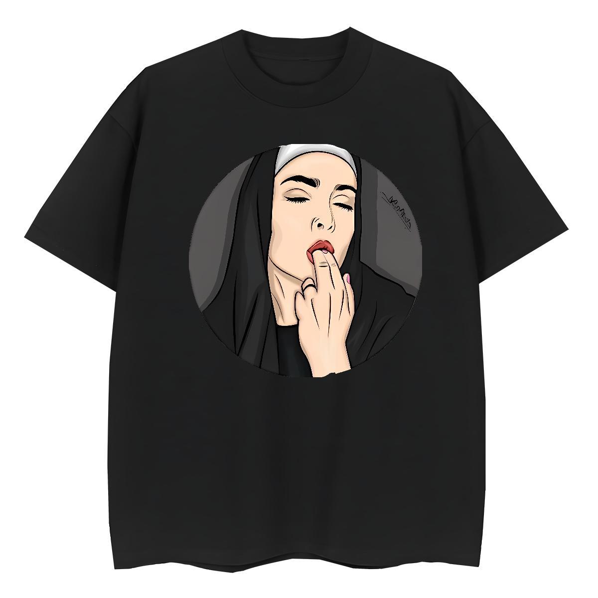 Designer Nice Lady T shirt 230g Cotton nun Sports Street Wear T Shirts Women Round Neck Short Sleeve Custom Printing Tops