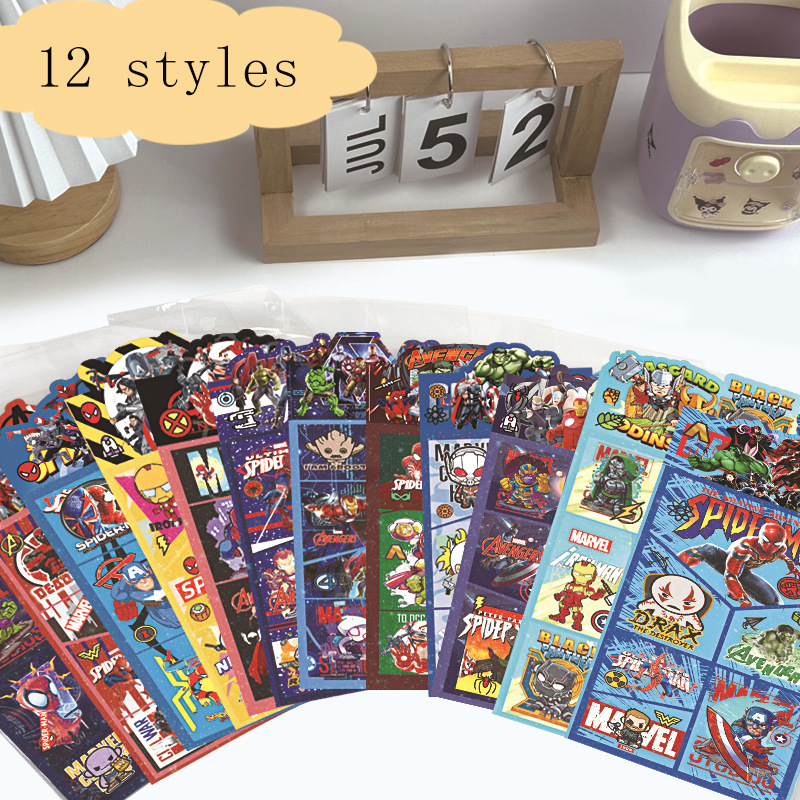 Guka stickers Instagram influencers high looks creative cartoons handmade laser stickers children's DIY account materials wholesale