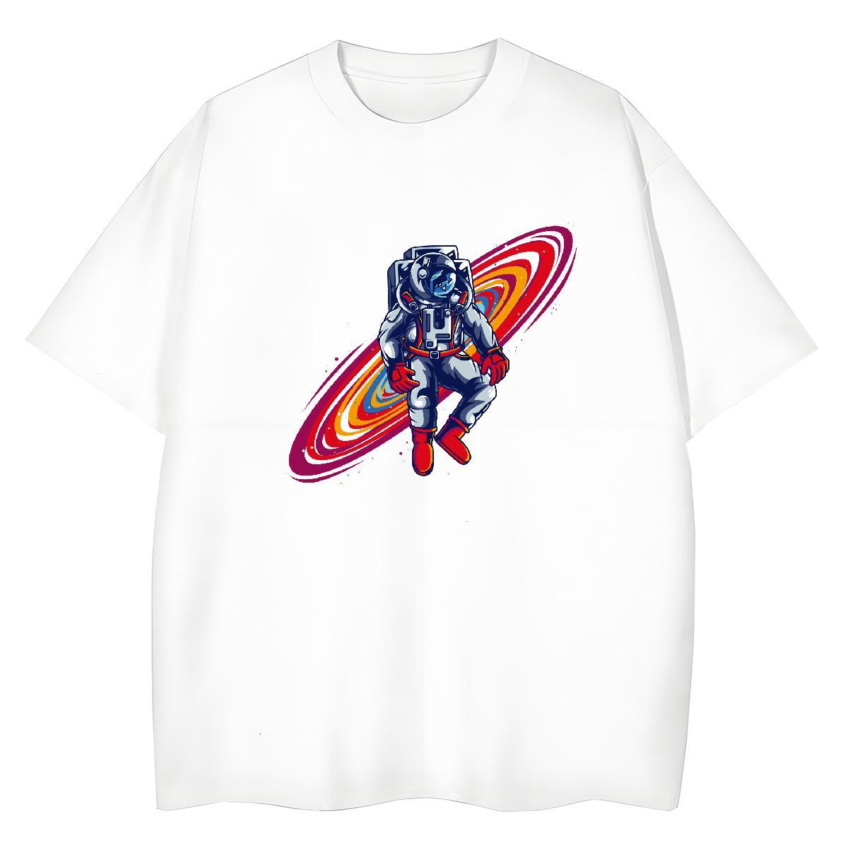 Designer Nice Woman Tshirt 230g Pure Cotton universe Street T Shirt For Woman Crew Neck Custom Print Oversized Tees