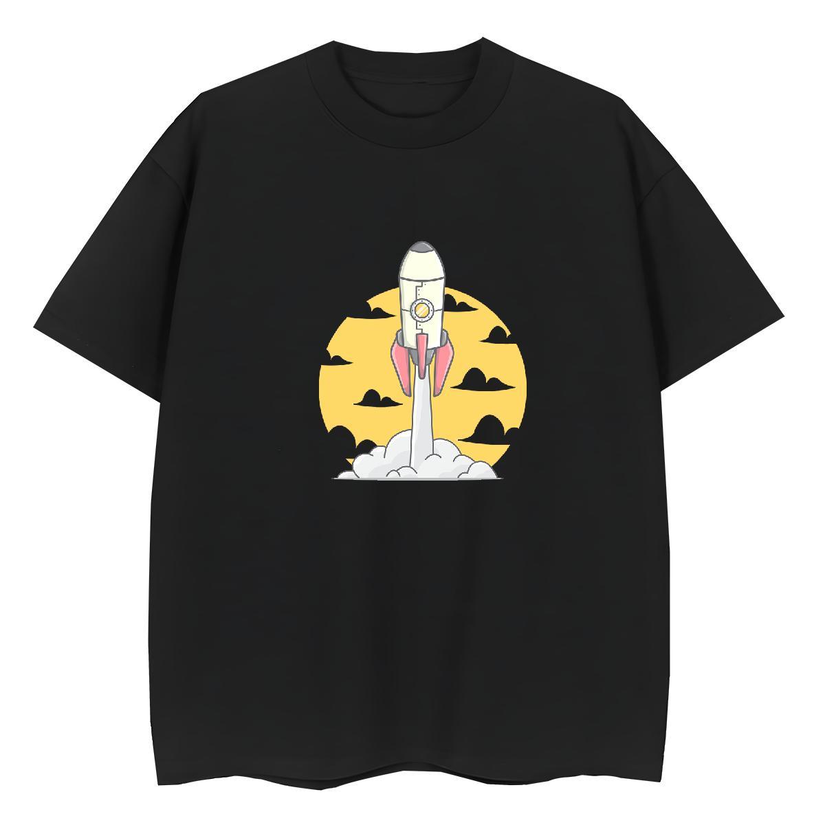 Designer Women Tees 230g Pure Cotton universe Casual Beach Woman T Shirts Round Neck Short Sleeve Custom Print Plus Size Tshirts