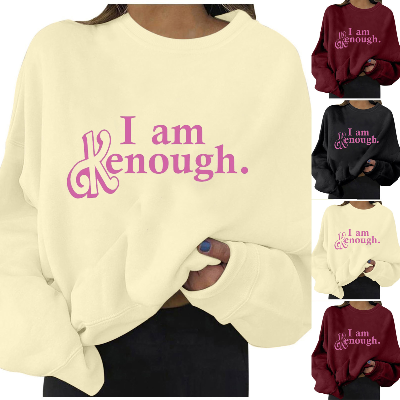 new letter personalized printed hoodie loose plus size for women dongdumaoyi