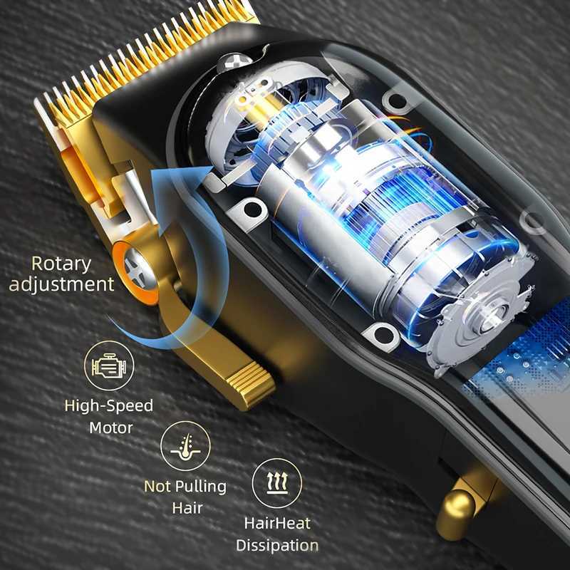 KIKIDO Professional Hair Clipper 6500 RPM Electric Hair Clipper Cordless Rechargeable Mens Hair Clipper KK-2575D W241017