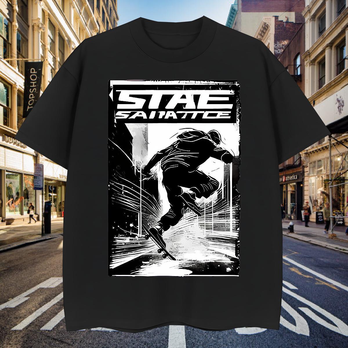 Cool Design Mens T Shirts 230g Cotton person Summer Casual Custom Cartoon Breathable Couples T Shirts Fashion Tees