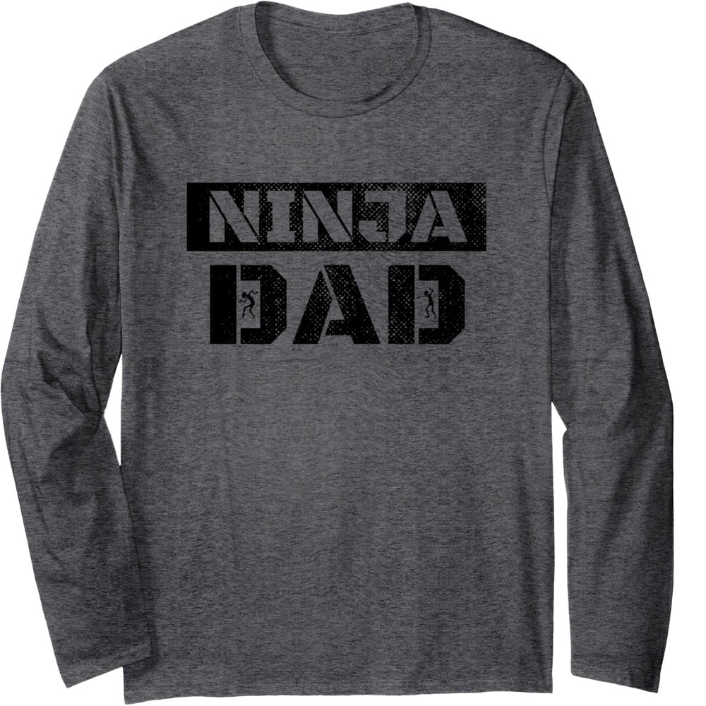 Long Sleeve Shirts for Men sweatshirt Ninja Dad Funny Martial Arts Ninja Father Gift Long Sleeve T-Shirt T shirt Tee Streetwear Casual tops clothes