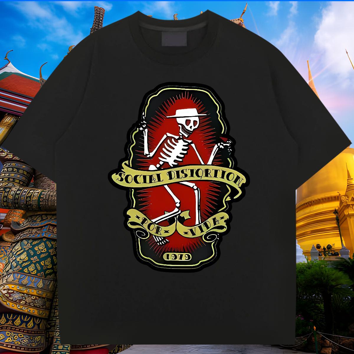 Comfortable T Shirt For Man 230g Pure Cotton skull Sports Casual Plus Size Cartoon Breathable Tshirt for Man Woman Wholesale Tee Shirt