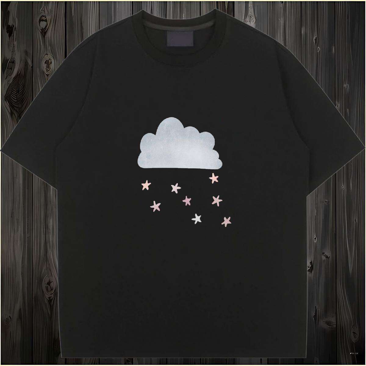 Popular Unisex Tshirts 230g Cotton painting Summer Casual Woman T Shirts Comfortable Oversized L-4XL Top Shirts