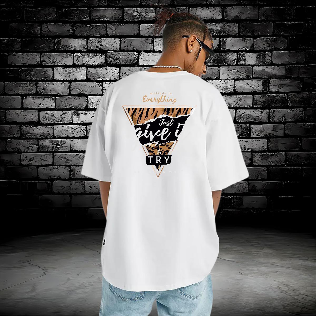Popular T-Shirts for Men 230g Pure Cotton letter Spring Summer Custom Big Size Crew Neck Men Tees New Arrival Tees Shirts