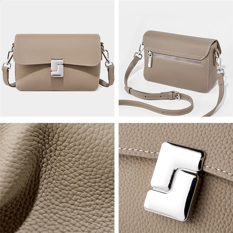 Toptrends leather square small shoulder cross body womens bag trend flip wallet denim handbag w240826