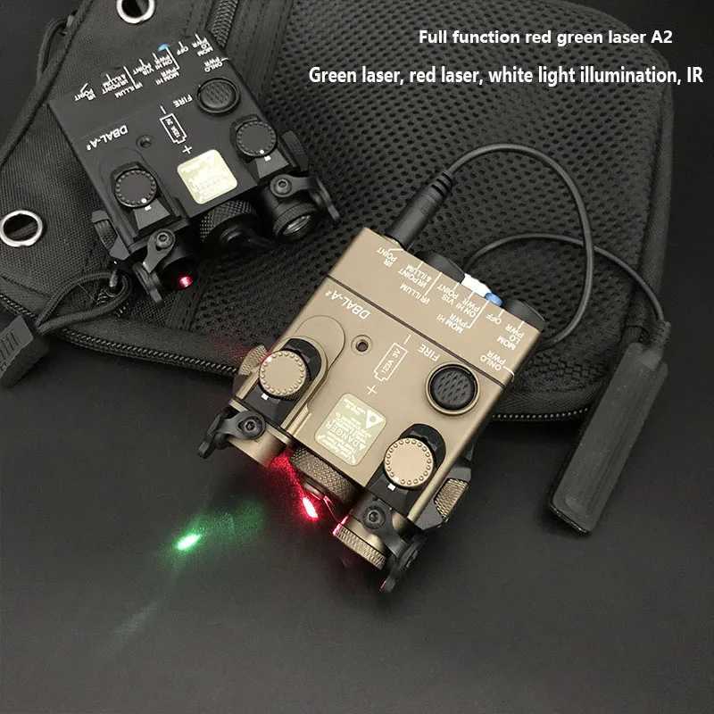Sotac Metal DBAL A2 tactical laser red green dot indicator infrared laser+LED white light multifunctional laser indicator aiming CL240826