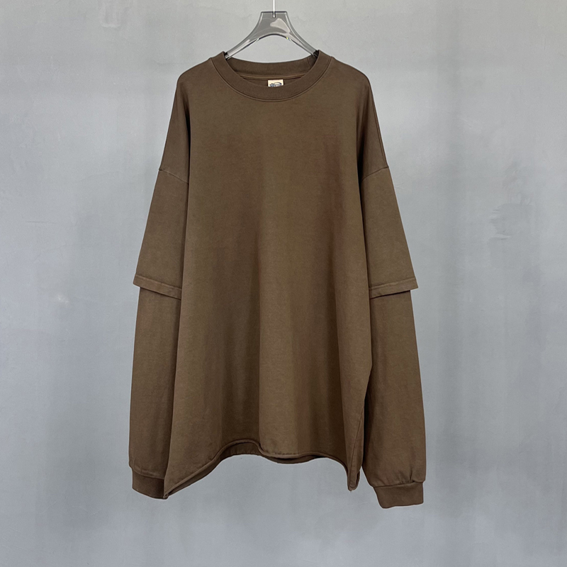 New Long Sleeve T Shirt For Men Women Autumn Fashion Cotton Solid Color T-Shirts Streetwear Men's T-Shirt XXL Baggy