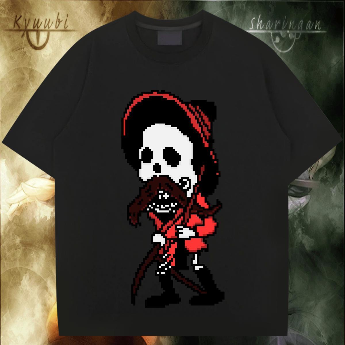 Unisex T shirt 230g Pure Cotton skull Street DIY Logo Oversized Breathable Short Sleeve Tshirt for Man Woman New Designer Polos