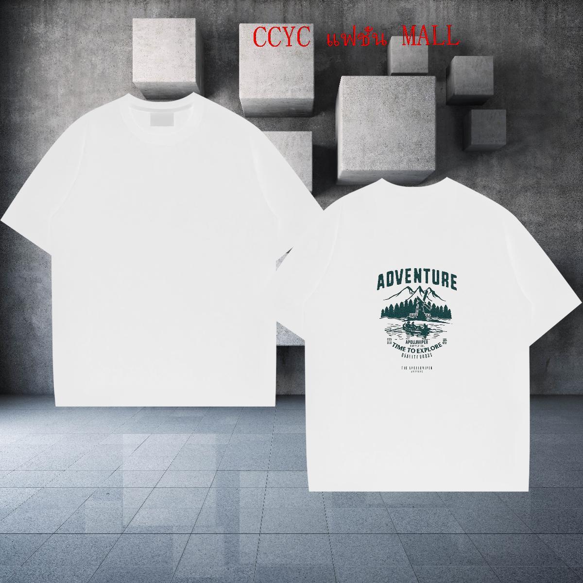 High Quality Men T Shirts 230g Pure Cotton mountains Anime Printing Street Oversized 3XL 4XL Breathable Crew Neck Men Clothes T-Shirt New Arrival Tops
