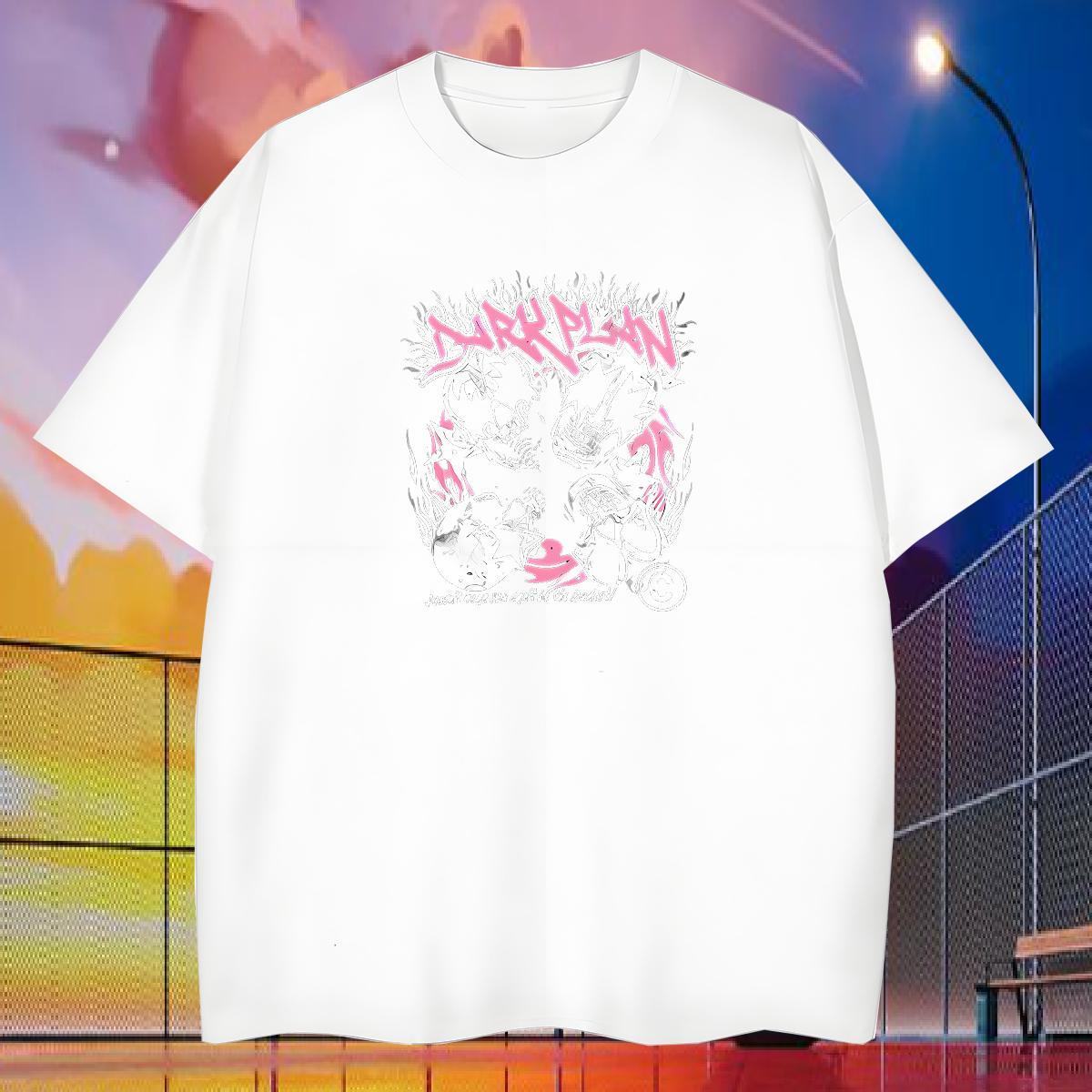 Wholesale Man T Shirts 230g 100% Cotton skull Beach Plus Size Custom O-Neck Short Sleeve Tshirts New Arrival Wear