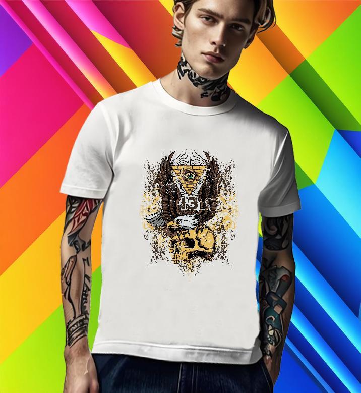 High Quality T-Shirts for Men 100% Cotton 230g skull Daily Outfit Custom Cartoon Breathable Short Sleeve Men Tops Tees 2024 New Clothings