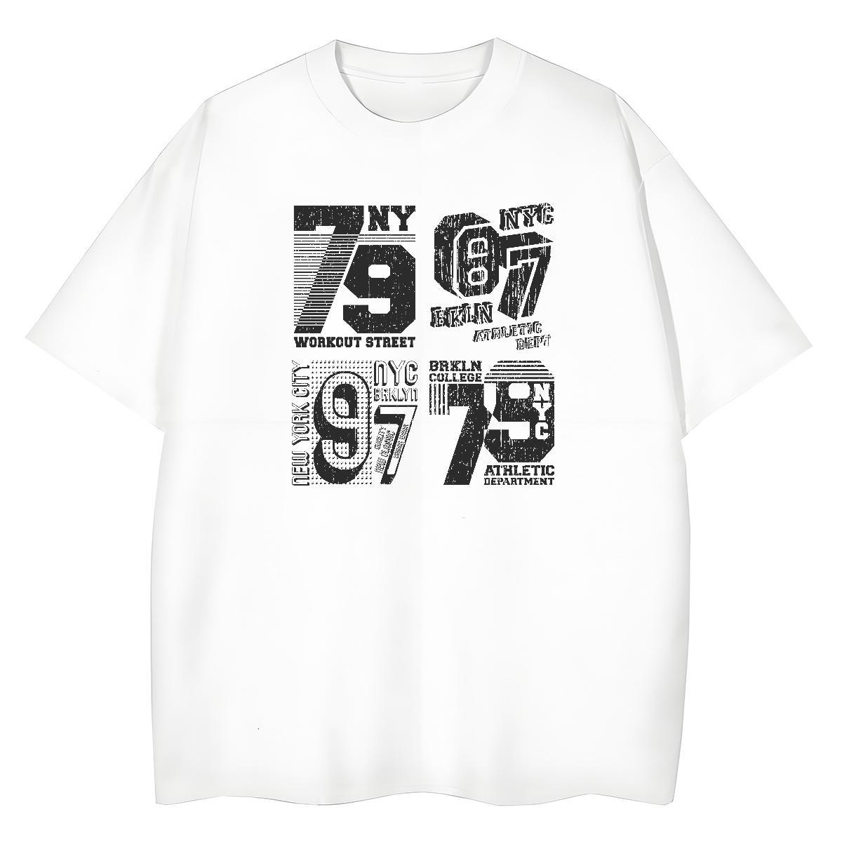 Unisex Lady T shirt 100% Cotton 230g letter Casual Daily Wear Woman T Shirts Short sleeve Soft Custom Print Oversized Clothes
