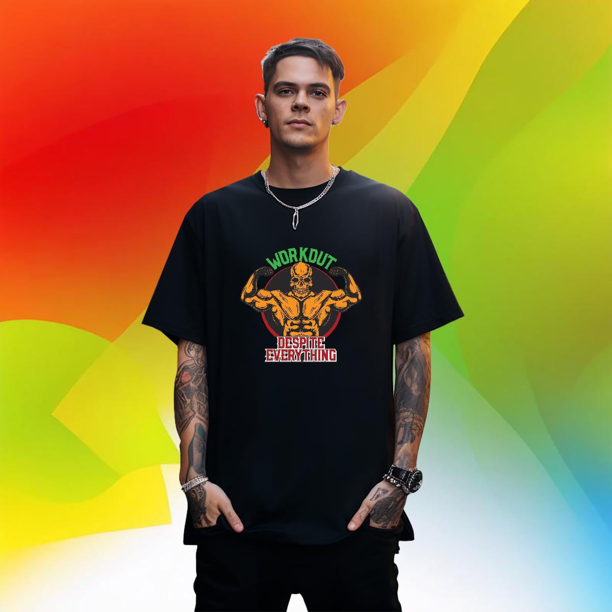 Cool Design Mens T Shirts 230g 100% Cotton skull Casual Daily Wear Custom Print Oversized O-Neck Short Sleeve Men Clothes T-Shirt Fashion Designer Top