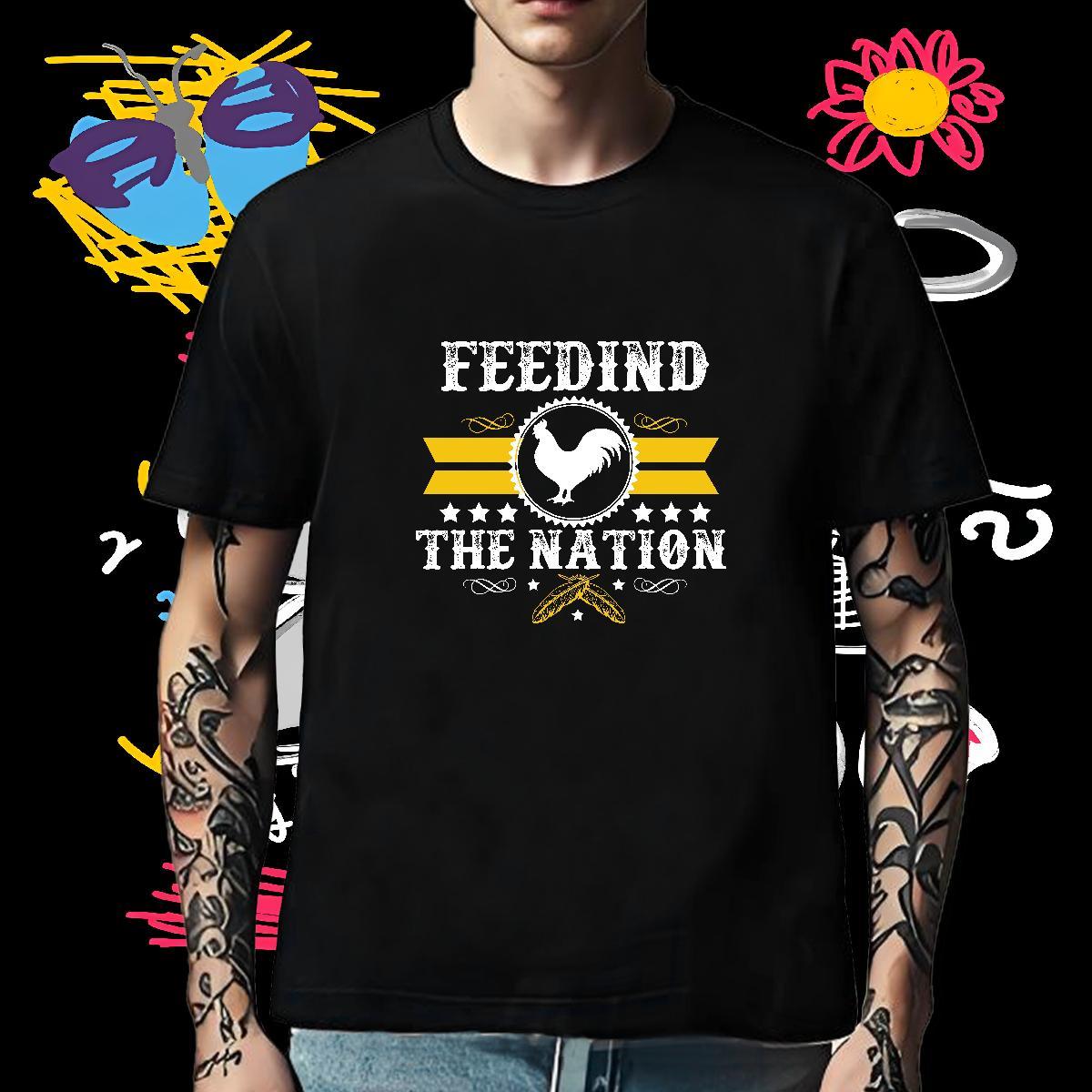Free Shipping T-Shirts for Men 230g 100% Cotton Freedom the nation Street Custom Printing Breathable Short Sleeve Men Tees Designer Wear