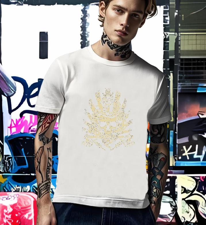 Brand T-Shirts for Men 230g Pure Cotton skull Hip Hop Black White Breathable Crew Neck Men Tshirts Designer Fashion Top Tees