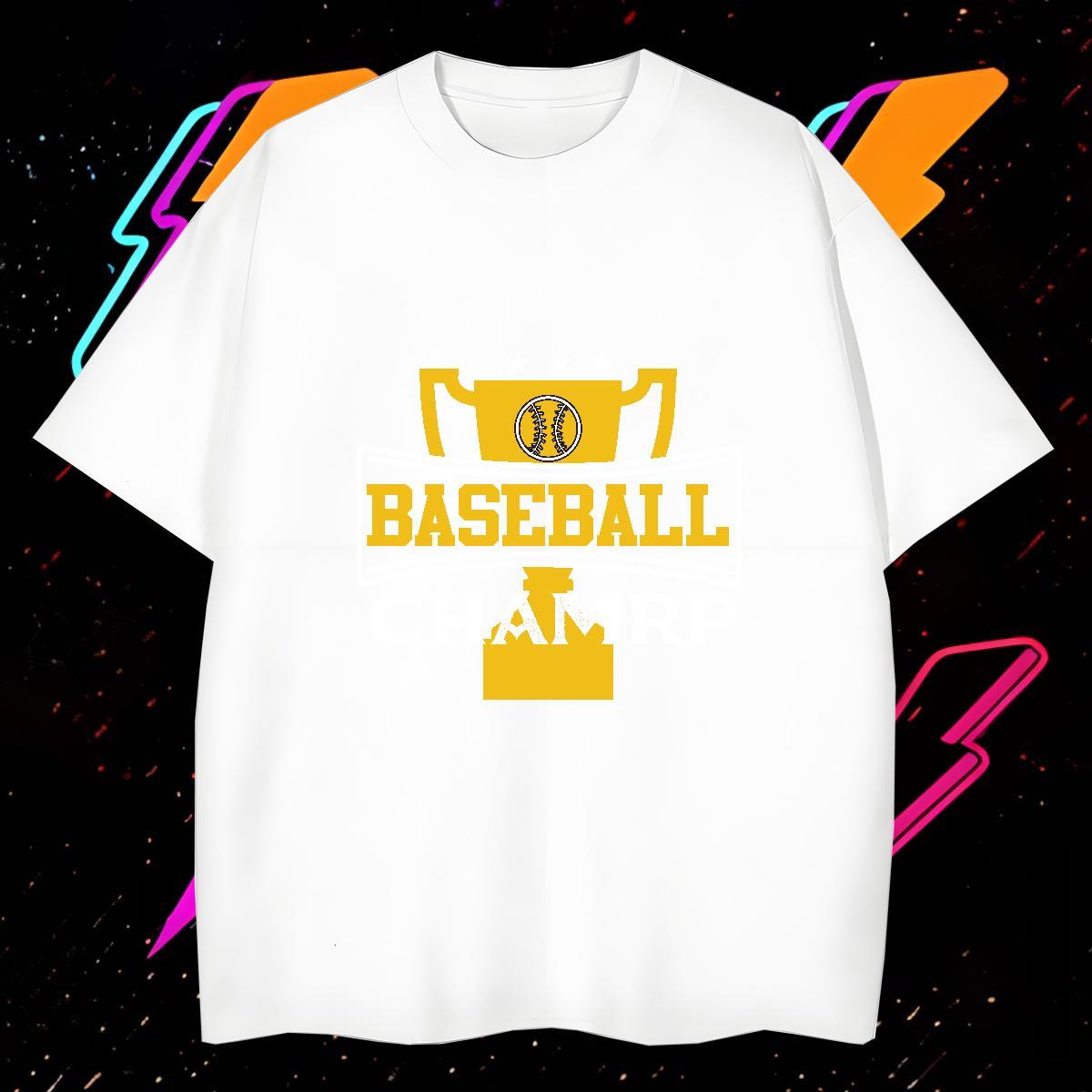 Wholesale T Shirt For Man 230g 100% Cotton baseball Hip Hop Street Custom Anime Short Sleeve Soft Tshirts Casual New Top Tees
