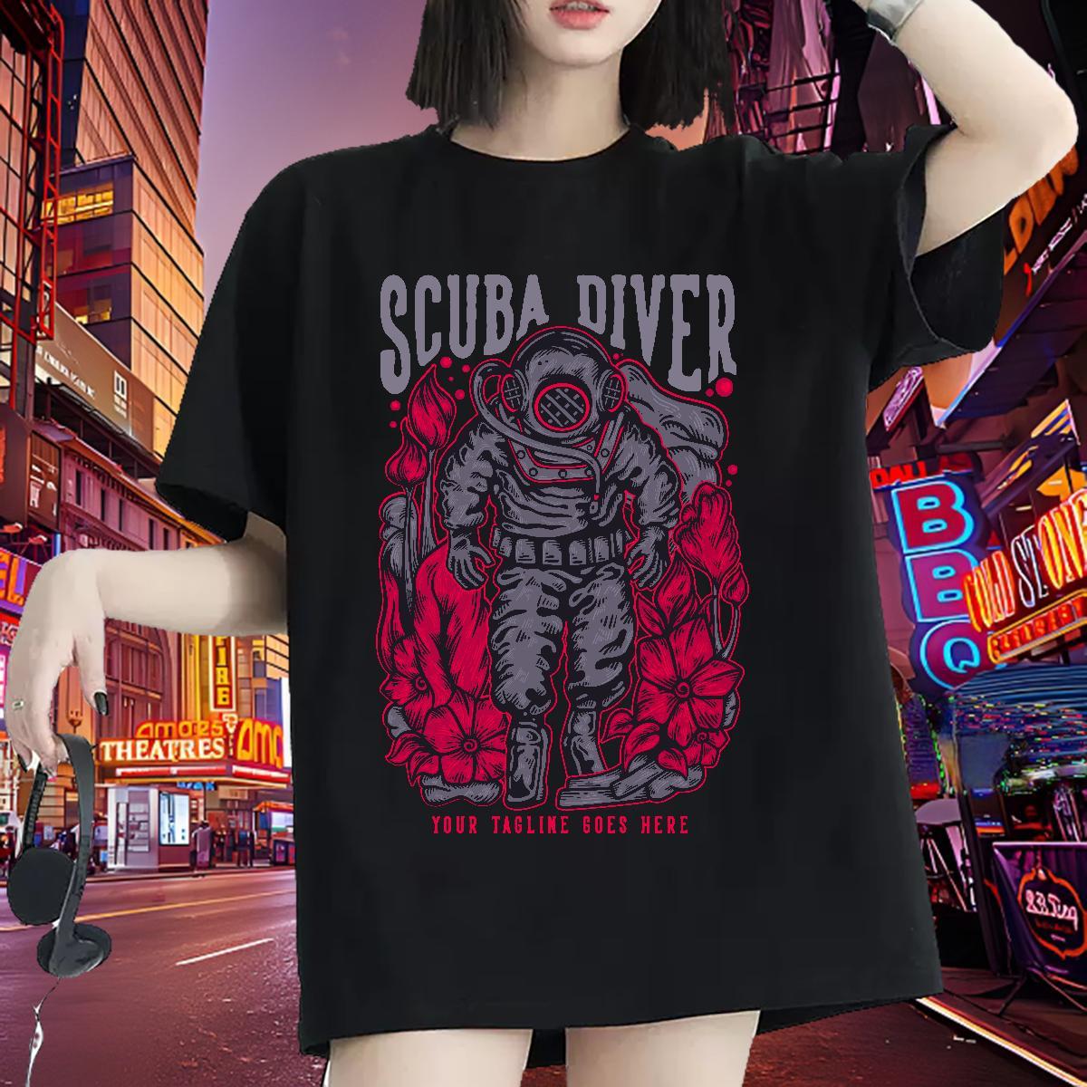 Nice Lady T shirt 230g 100% Cotton space High Street Hip Hop T-Shirts O Neck Short Sleeves Oversized L-4XL Clothings