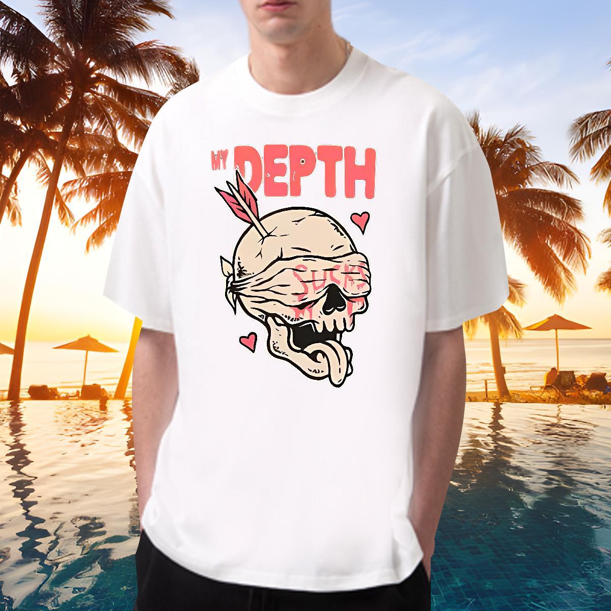 Loose Men T Shirts 230g 100% Cotton halloween Sports Casual Custom Anime Pure Cotton Mens Tshirts Designer Tees Shirts